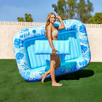 Inflatable Pool Float Outdoor Lounge Mattress Foldable Camping Bed for Pool | Beach | Patio and Garden Relaxation