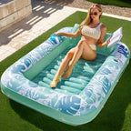 Inflatable Pool Float Outdoor Lounge Mattress Foldable Camping Bed for Pool | Beach | Patio and Garden Relaxation
