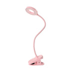 USB LED Clip Reading Lamp Dimmable Flexible Gooseneck Book Light for Bed Headboard | Desk and Shelf