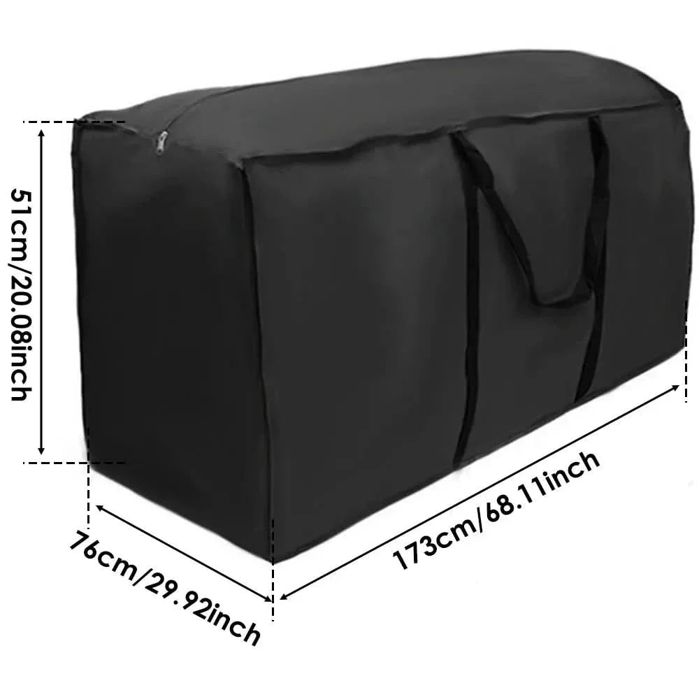 Garden Furniture Storage Bag Waterproof Oxford Fabric Cushion Cover with UV Protection for Patio | Balcony and Outdoor Storage