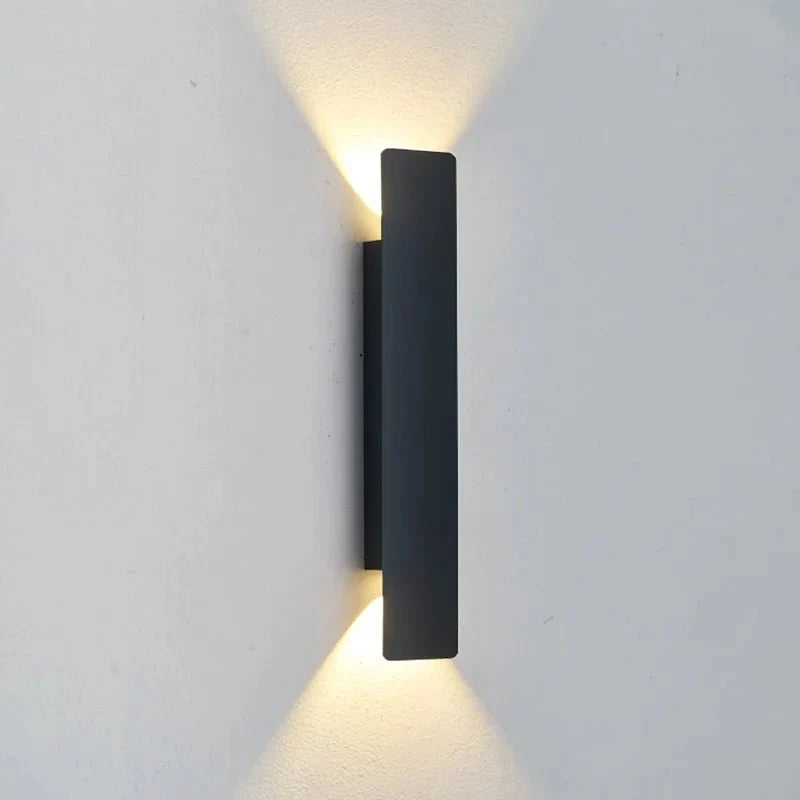 LED Wall Light Waterproof Aluminium Wall Lamp for Indoor and Outdoor Use | Garden Facade Balcony and Bedroom