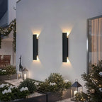 LED Wall Light Waterproof Aluminium Wall Lamp for Indoor and Outdoor Use | Garden Facade Balcony and Bedroom