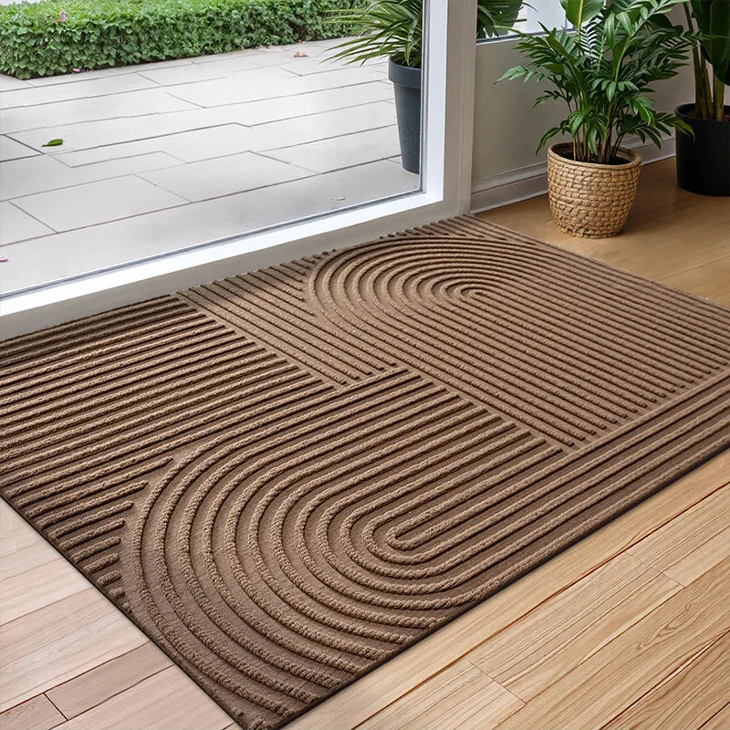 Absorbent Door Mat Non-Slip Woven Polyester Rubber Entrance Mat Quick Drying Indoor and Outdoor for Front Door | Back Door and Hallway