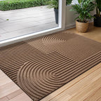 Absorbent Door Mat Non-Slip Woven Polyester Rubber Entrance Mat Quick Drying Indoor and Outdoor for Front Door | Back Door and Hallway