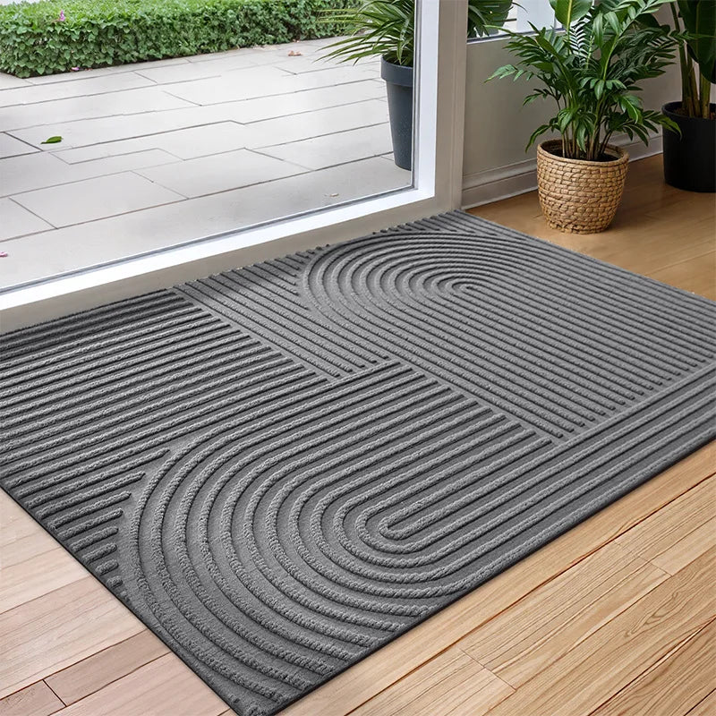 Absorbent Door Mat Non-Slip Woven Polyester Rubber Entrance Mat Quick Drying Indoor and Outdoor for Front Door | Back Door and Hallway