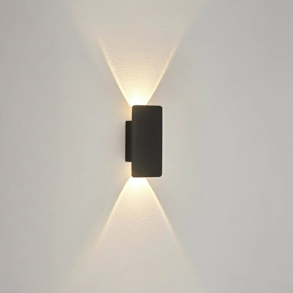 LED Wall Light Waterproof Aluminium Wall Lamp for Indoor and Outdoor Use | Garden Facade Balcony and Bedroom
