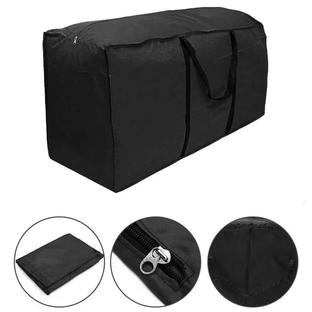 Garden Furniture Storage Bag Waterproof Oxford Fabric Cushion Cover with UV Protection for Patio | Balcony and Outdoor Storage