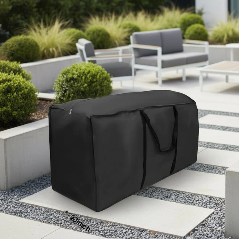 Garden Furniture Storage Bag Waterproof Oxford Fabric Cushion Cover with UV Protection for Patio | Balcony and Outdoor Storage