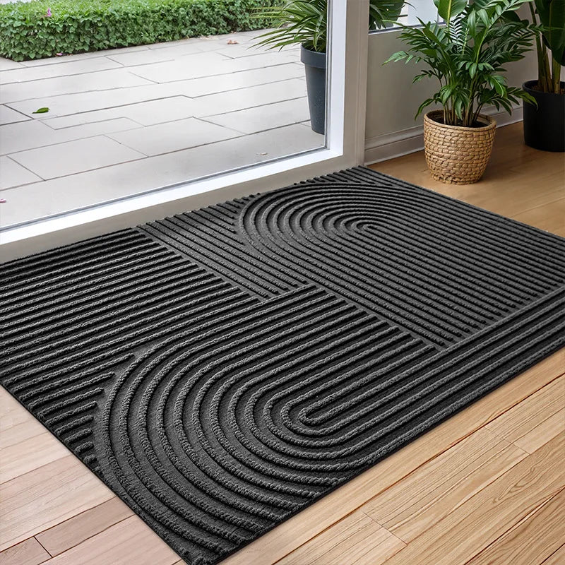 Absorbent Door Mat Non-Slip Woven Polyester Rubber Entrance Mat Quick Drying Indoor and Outdoor for Front Door | Back Door and Hallway