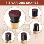 Silicone Chair Leg Floor Protectors Anti-Scratch Furniture Feet Caps Non-Slip Covers for Dining Chairs | Bar Stools and Hardwood Floors