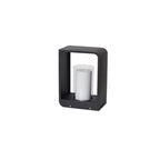 Modern Minimalist Square Frame Stainless Steel Acrylic LED Lawn Light Outdoor Landscape Post Light Hardwired or Solar for Garden | Patio and Pathway