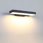 Modern Minimalist Rectangular LED Outdoor Wall Light Waterproof Stainless Steel Wall Sconce with Optional Sensor for Patio | Garden and Entrance