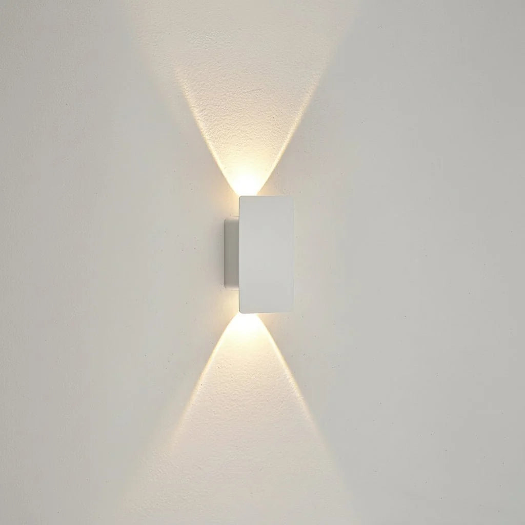 LED Wall Light Waterproof Aluminium Wall Lamp for Indoor and Outdoor Use | Garden Facade Balcony and Bedroom