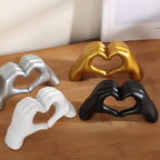 Decorative Resin Figurine Love Sculpture Ornament for Shelf | Sideboard | Living Room and Bedroom