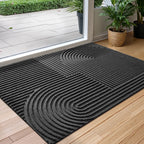 Absorbent Door Mat Non-Slip Woven Polyester Rubber Entrance Mat Quick Drying Indoor and Outdoor for Front Door | Back Door and Hallway