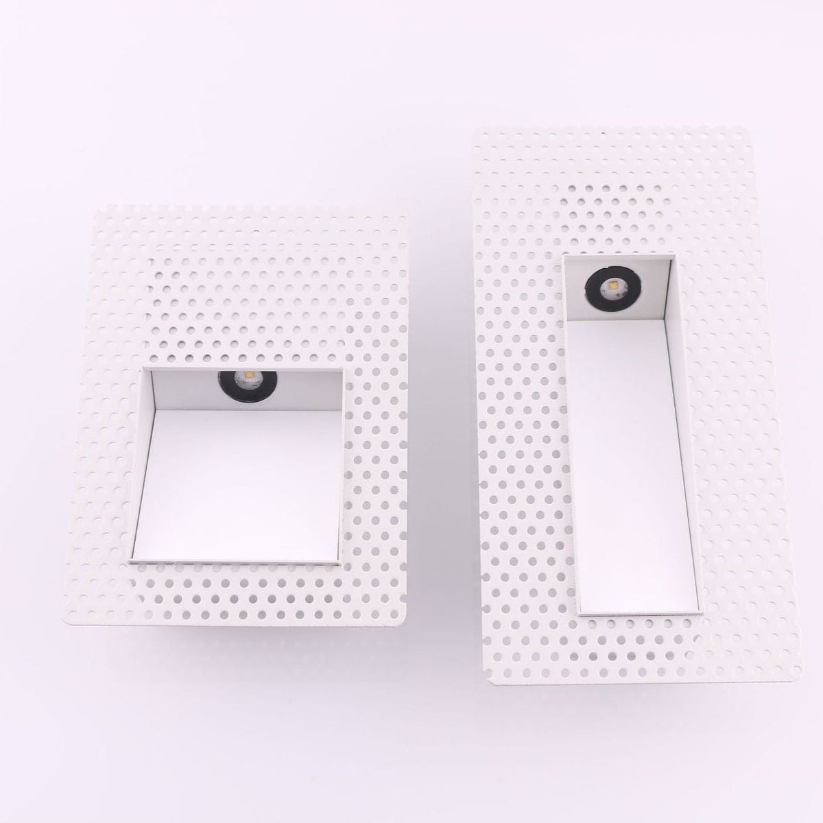 Frameless LED Sensor Wall Light With Perforated Panel Design