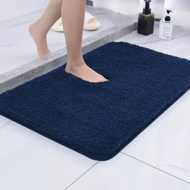 Microfibre Bath Mat Non-Slip Quick Drying Soft Absorbent Bathroom Rug Machine Washable for Shower | Bath and Toilet