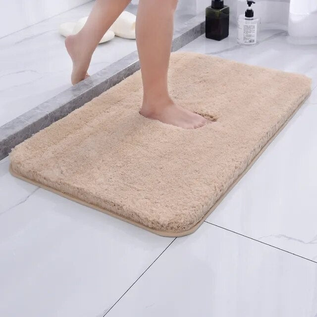 Microfibre Bath Mat Non-Slip Quick Drying Soft Absorbent Bathroom Rug Machine Washable for Shower | Bath and Toilet