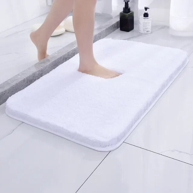 Microfibre Bath Mat Non-Slip Quick Drying Soft Absorbent Bathroom Rug Machine Washable for Shower | Bath and Toilet