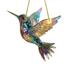 Bird Window Suncatcher Acrylic Hanging Wall Art Ornament with Chain for Kitchen | Bedroom | Porch and Garden
