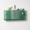Acrylic Floating Wall Shelf Magazine Display Rack Storage Organiser with Screw or Adhesive Mounting | for Living Room | Bedroom and Office