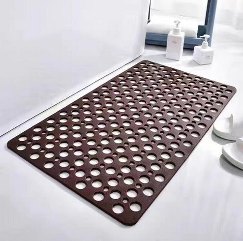 Non-Slip Shower Mat Antibacterial PVC Bath Mat Quick Drying for Bathtub | Shower and Wet Room Floor