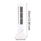Electric Bladeless Mini Tower Cooling Desktop Fan | USB Powered
