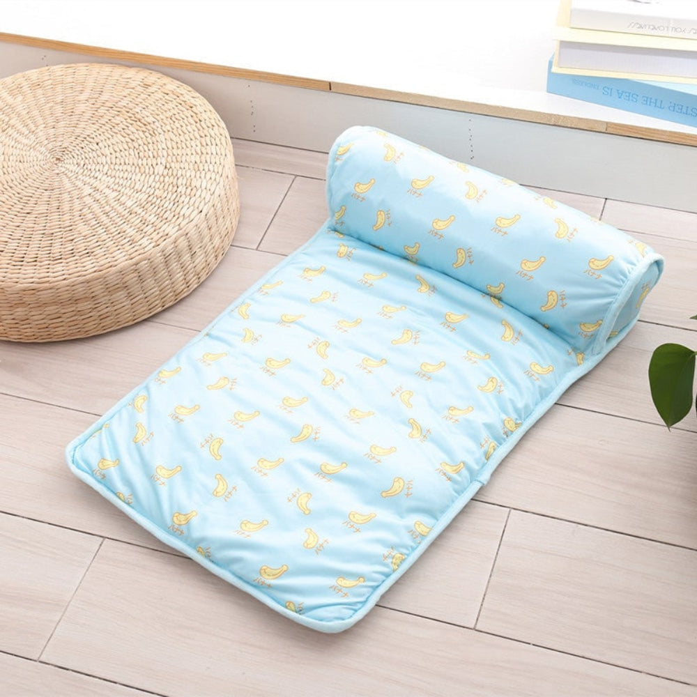 Pet Cooling Mat for Dogs and Cats Self-Cooling Pad with Fruit and Bear Designs | No Water or Electricity | for Crate | Floor and Travel