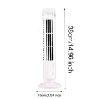 Electric Bladeless Mini Tower Cooling Desktop Fan | USB Powered