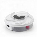 Electric Fly Trap USB Powered Quiet Indoor Fly Catcher with Rotating Arm and Bait Tray for Kitchen | Patio and Outdoor Dining