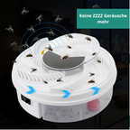 Electric Fly Trap USB Powered Quiet Indoor Fly Catcher with Rotating Arm and Bait Tray for Kitchen | Patio and Outdoor Dining