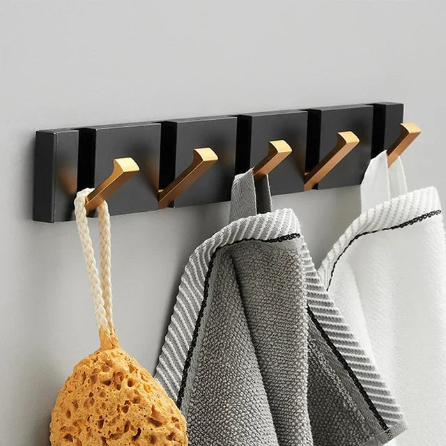 Foldable Wall Hook Stainless Steel Coat Hook Rack Wall Mounted Space Saving for Hallway | Bathroom and Bedroom