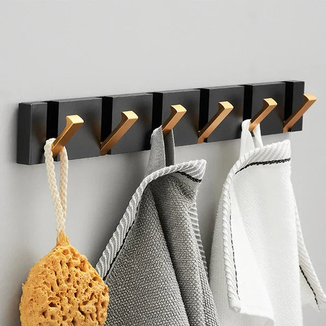 Foldable Wall Hook Stainless Steel Coat Hook Rack Wall Mounted Space Saving for Hallway | Bathroom and Bedroom