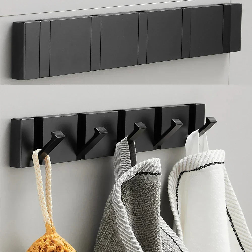 Foldable Wall Hook Stainless Steel Coat Hook Rack Wall Mounted Space Saving for Hallway | Bathroom and Bedroom