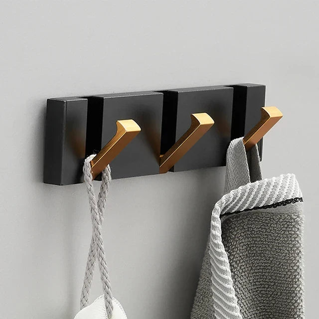Foldable Wall Hook Stainless Steel Coat Hook Rack Wall Mounted Space Saving for Hallway | Bathroom and Bedroom