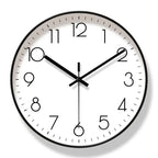 Wall Clock Silent Quartz Nordic Minimalist Round Clock Non-Ticking for Living Room | Bedroom Kitchen and Office