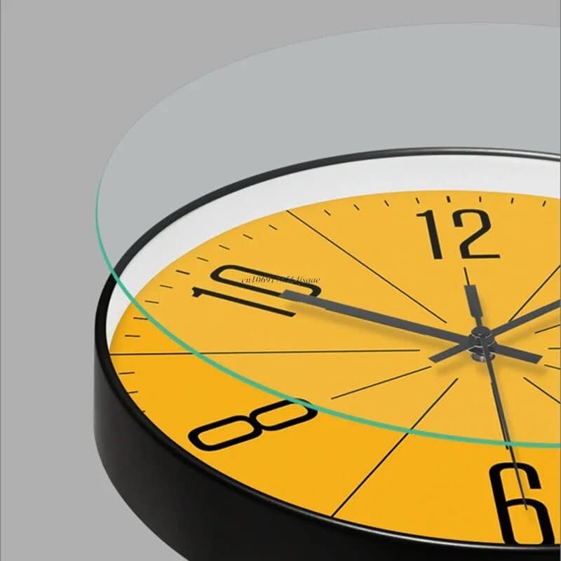 Wall Clock Silent Quartz Nordic Minimalist Round Clock Non-Ticking for Living Room | Bedroom Kitchen and Office