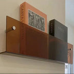 Magazine Rack Wall Mounted Acrylic Magazine Holder Minimalist Storage for Living Room | Office and Waiting Area