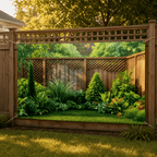 Garden Backdrop Banner Printed Greenery Scene Weather-Resistant Outdoor Wall Hanging with Reinforced Corners for Fence | Pergola and Patio